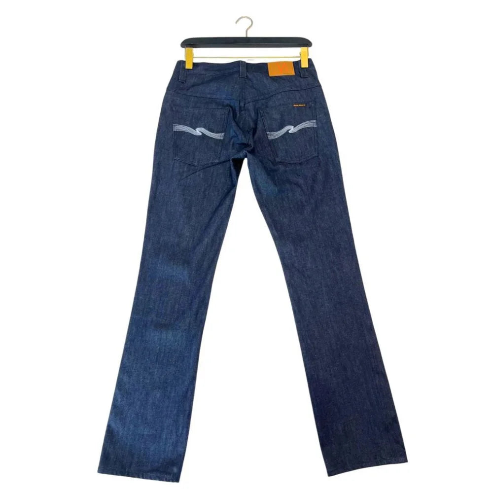 Nudie Jeans Blue Cotton Men Jeans - Jeans