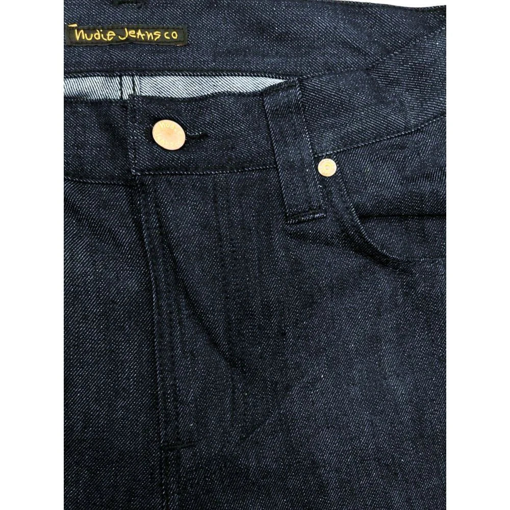 Nudie Jeans Blue Cotton Men Jeans - W36