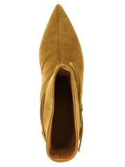 ODISSI Beige Calfskin Ankle Boots