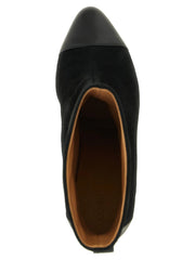 ODISSI Black Calfskin Ankle Boots