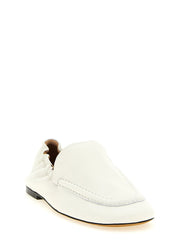 ODISSI hvide loafers i lammeskind