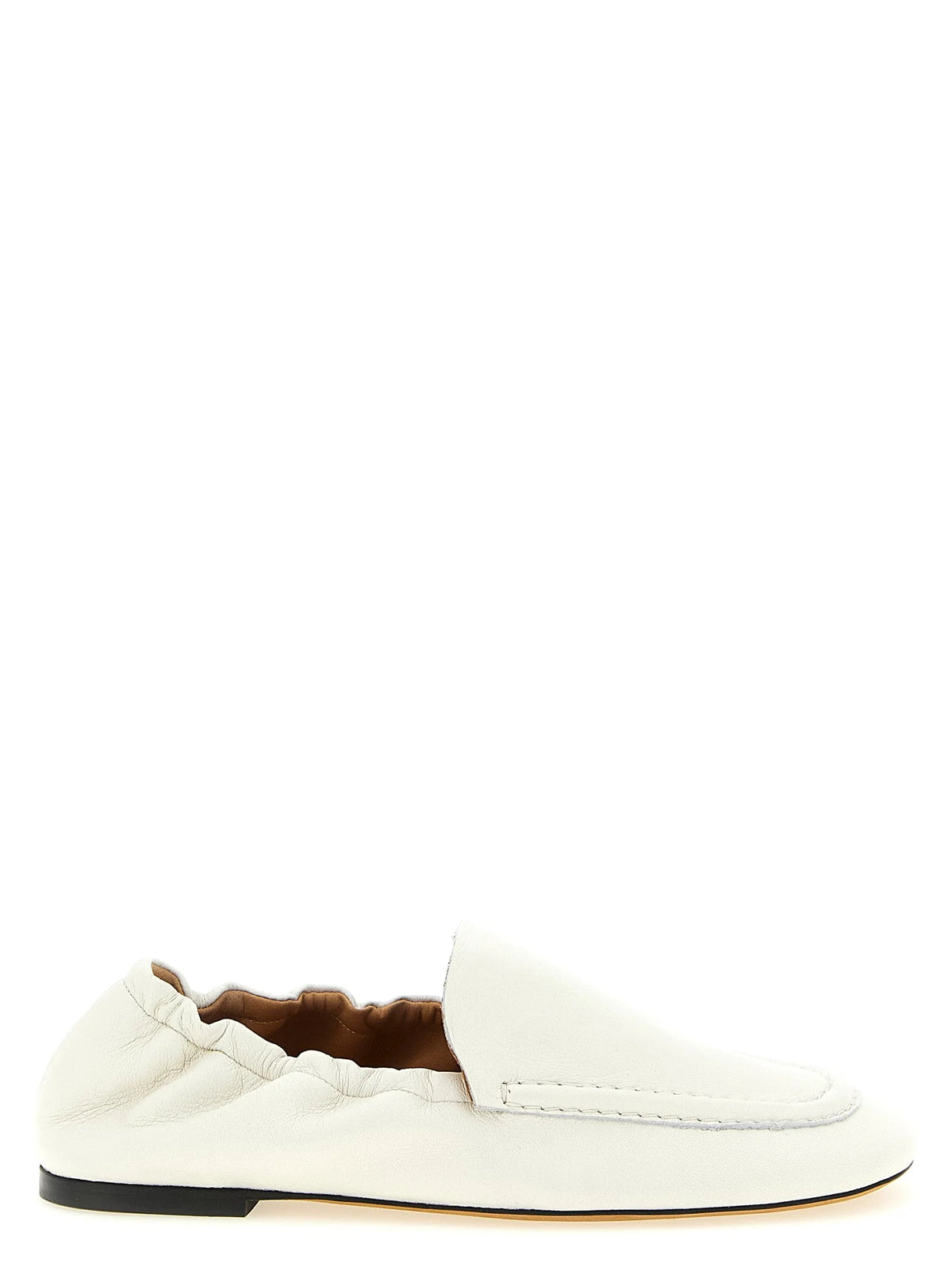 ODISSI hvide loafers i lammeskind