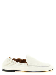 ODISSI hvide loafers i lammeskind