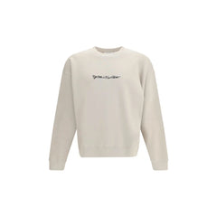 Off-White Beige Cotton Sweatshirt