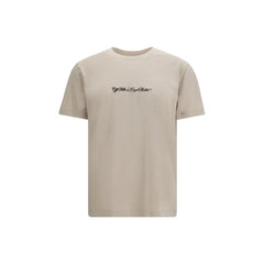 Off-White Beige Bomull T-shirt - T-shirts