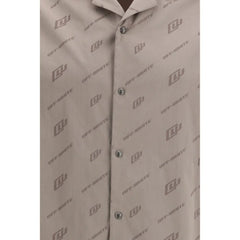 Off-White Beige Viscose Shortsleeve Shirt - IT50 | L