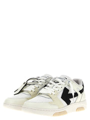 Off-White Bicolor Bovine Leather Athletic Sneakers - EU 40 | US 7