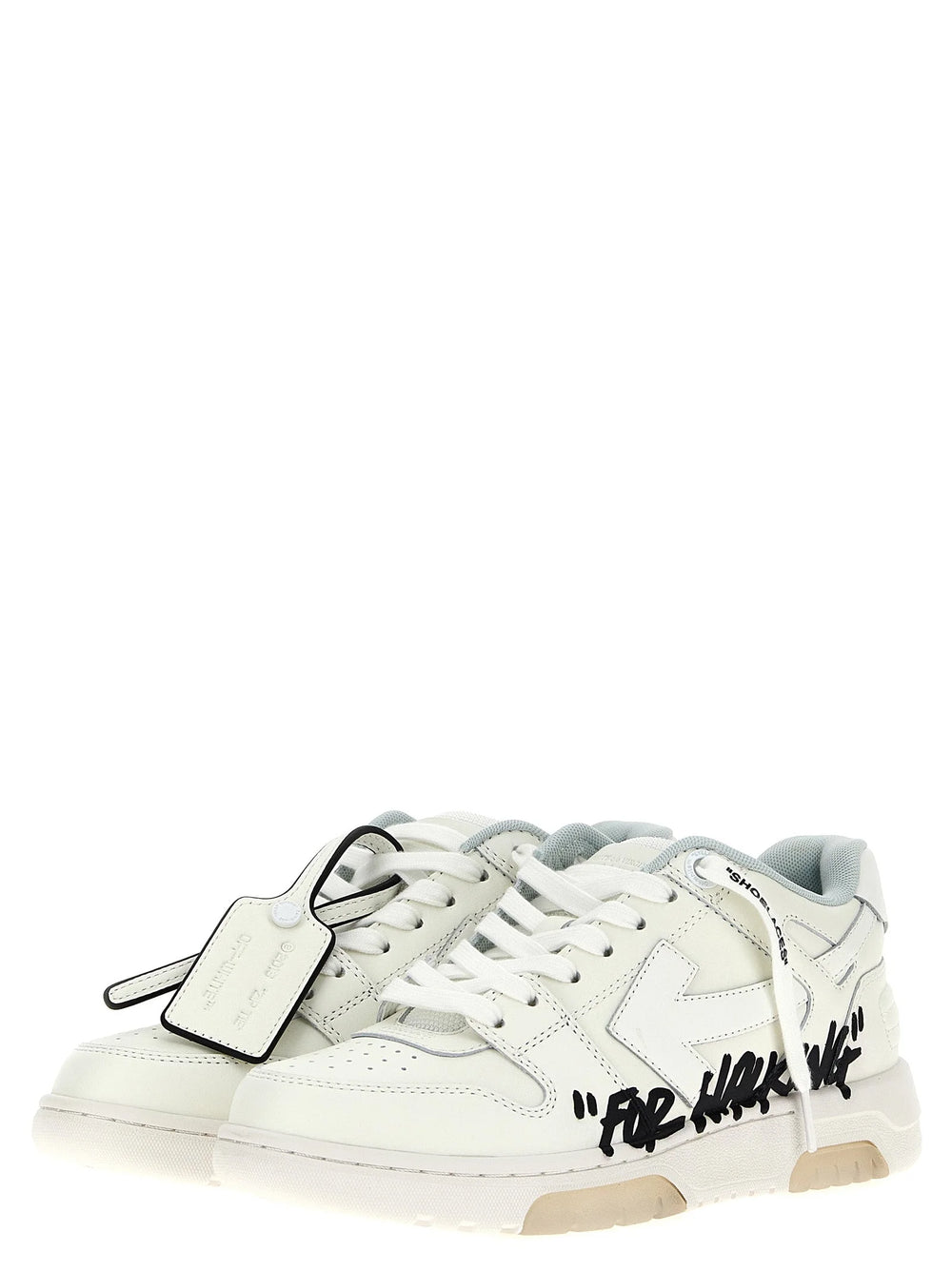 Off-White Bicolor Bovine Leather Low Top Sneakers - EU35/US5