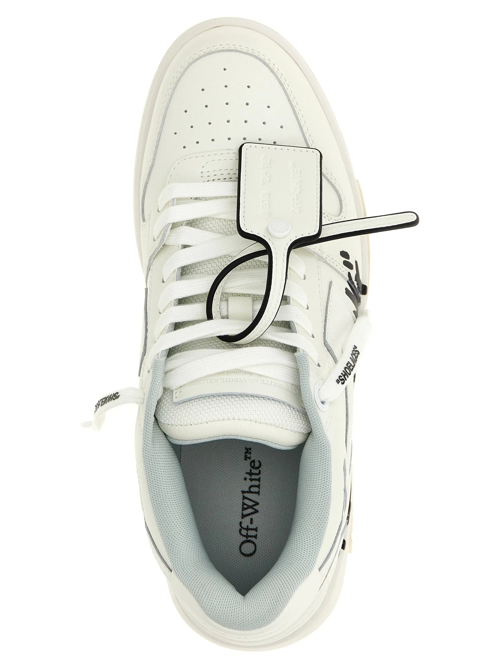 Off-White Bicolor Botasky z Hovězí Kůže - EU46/US13