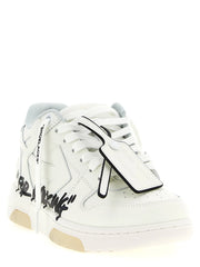 Off-White kahetoonilised nahast sportlikud saapad