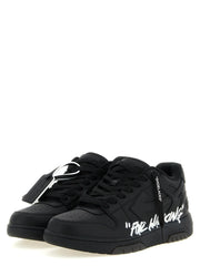 Off-White Bicolor Calfskin Low Top Sneakers