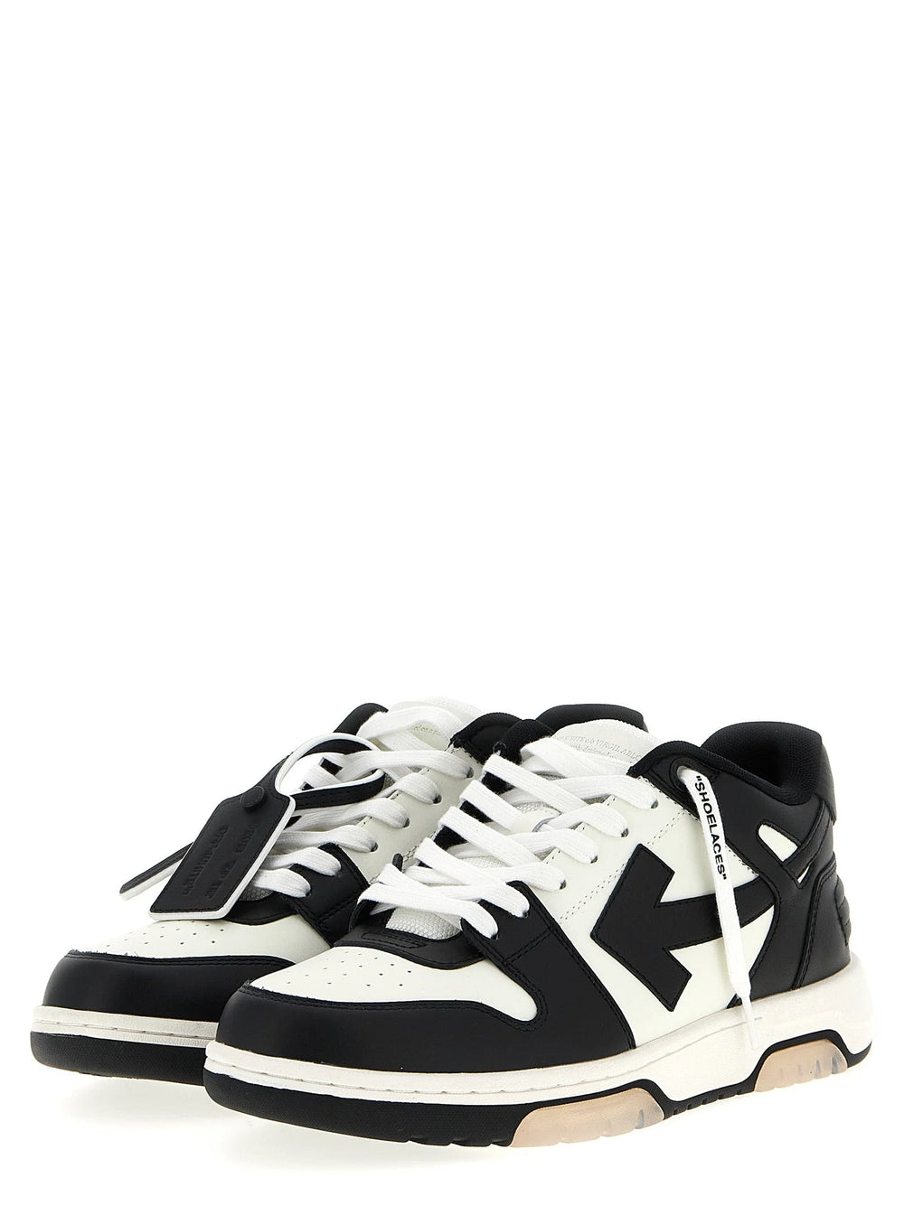 Off-White Kahdeksan Väriä Nahkapohjaiset Tennarit