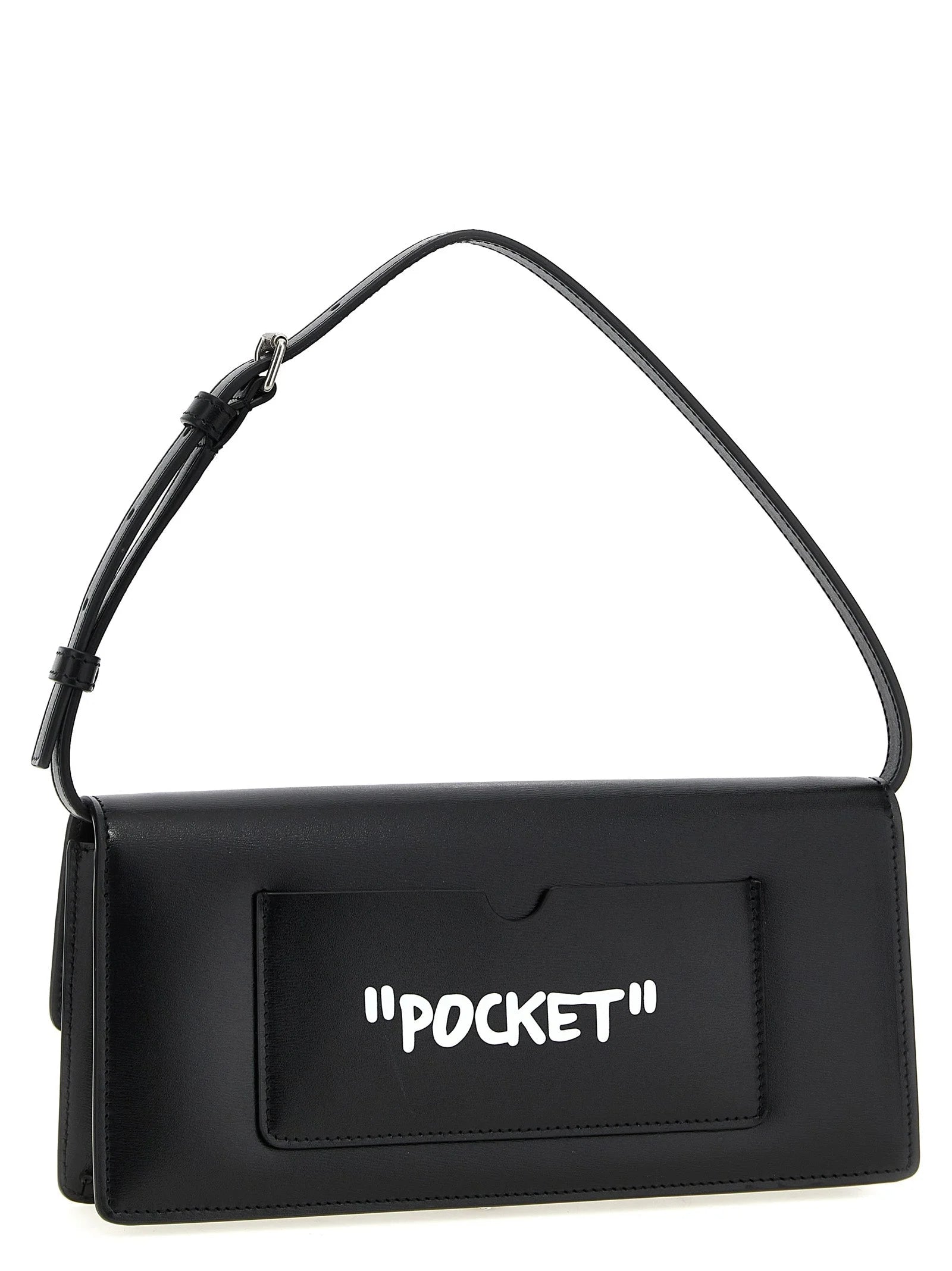 Off-White Bicolor Calfskin Shoulder Bag