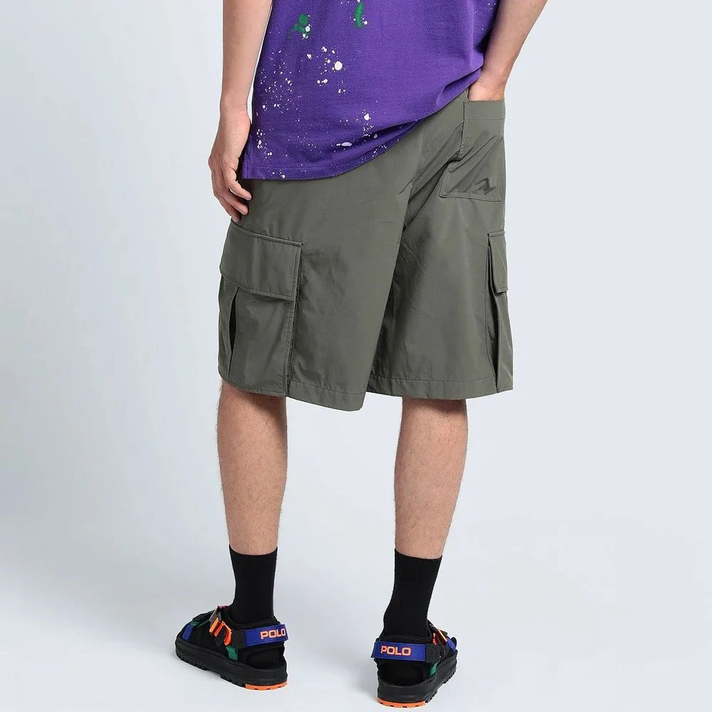 Off-White Bicolor Polyamide Cargo Shorts - S