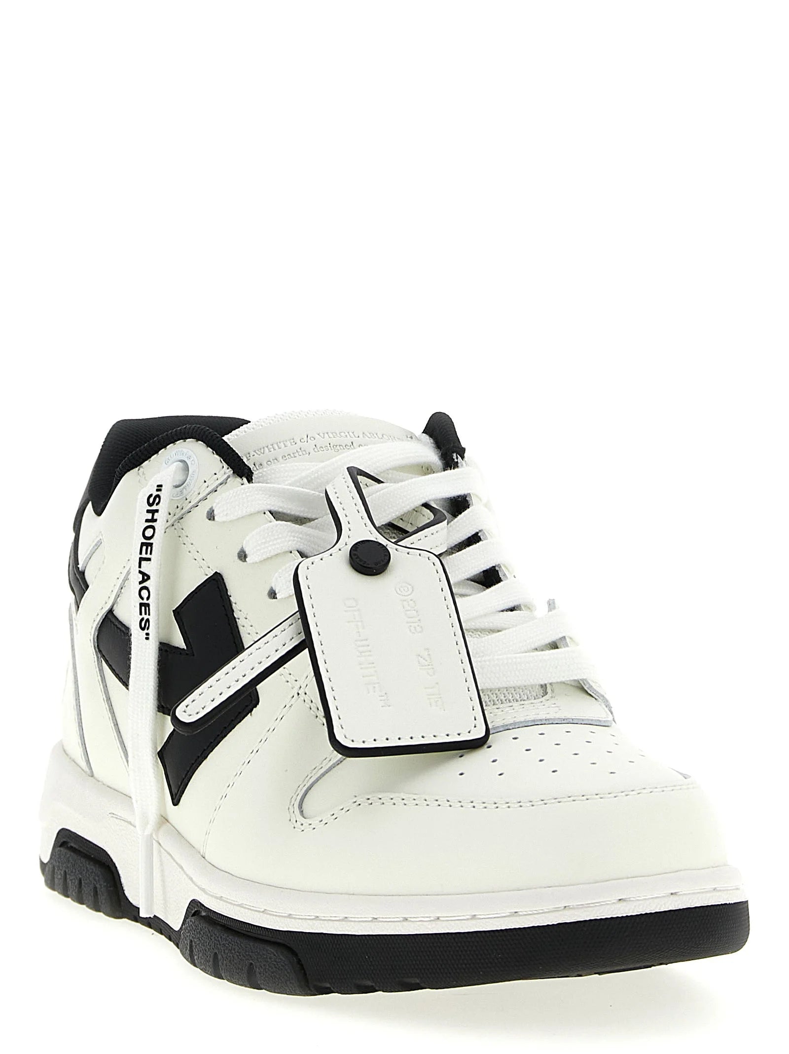 Off-White Bicolor Recycled Polyester Sneakers