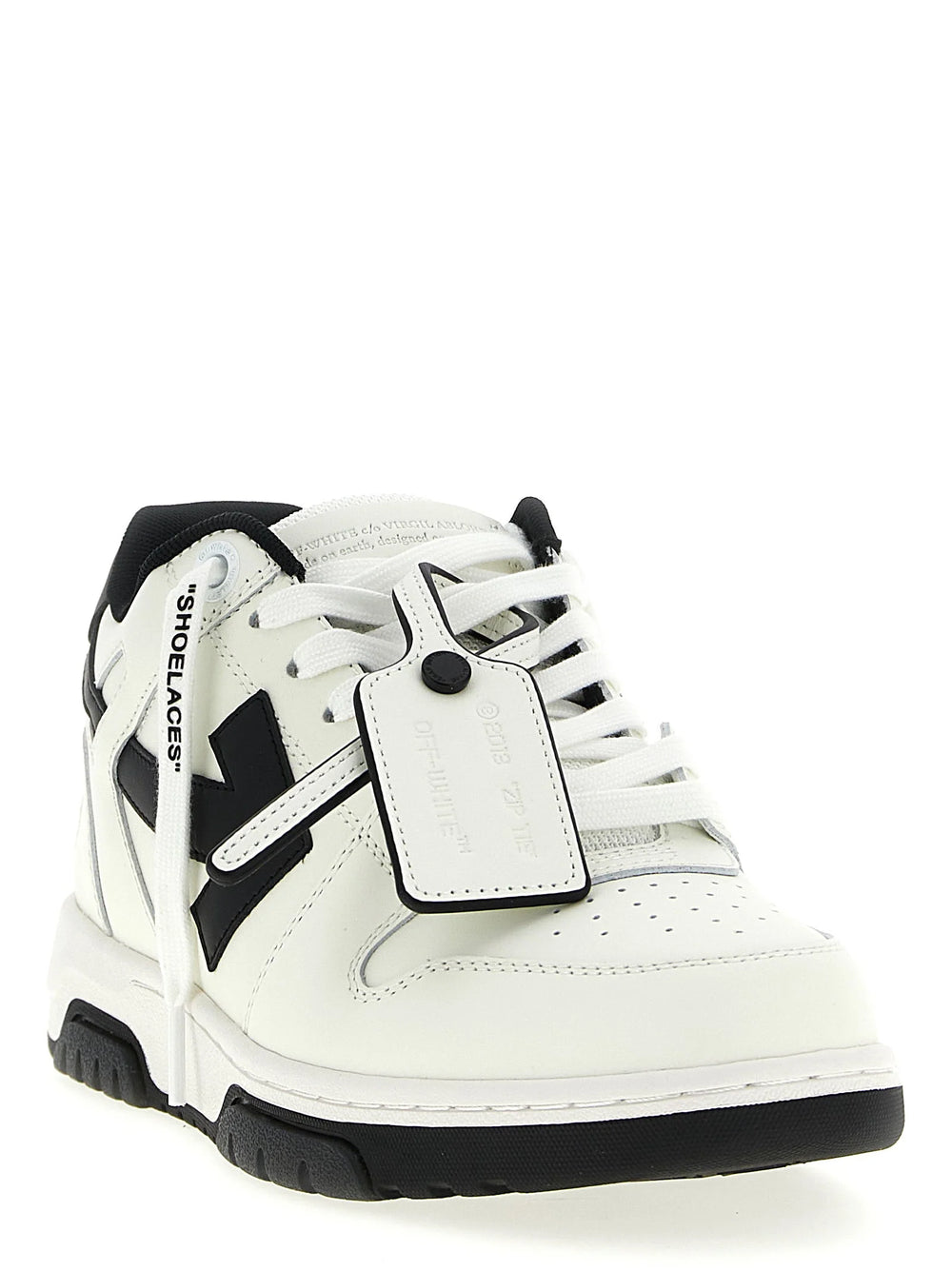 Off-White Bicolor Recycled Polyester Sneakers