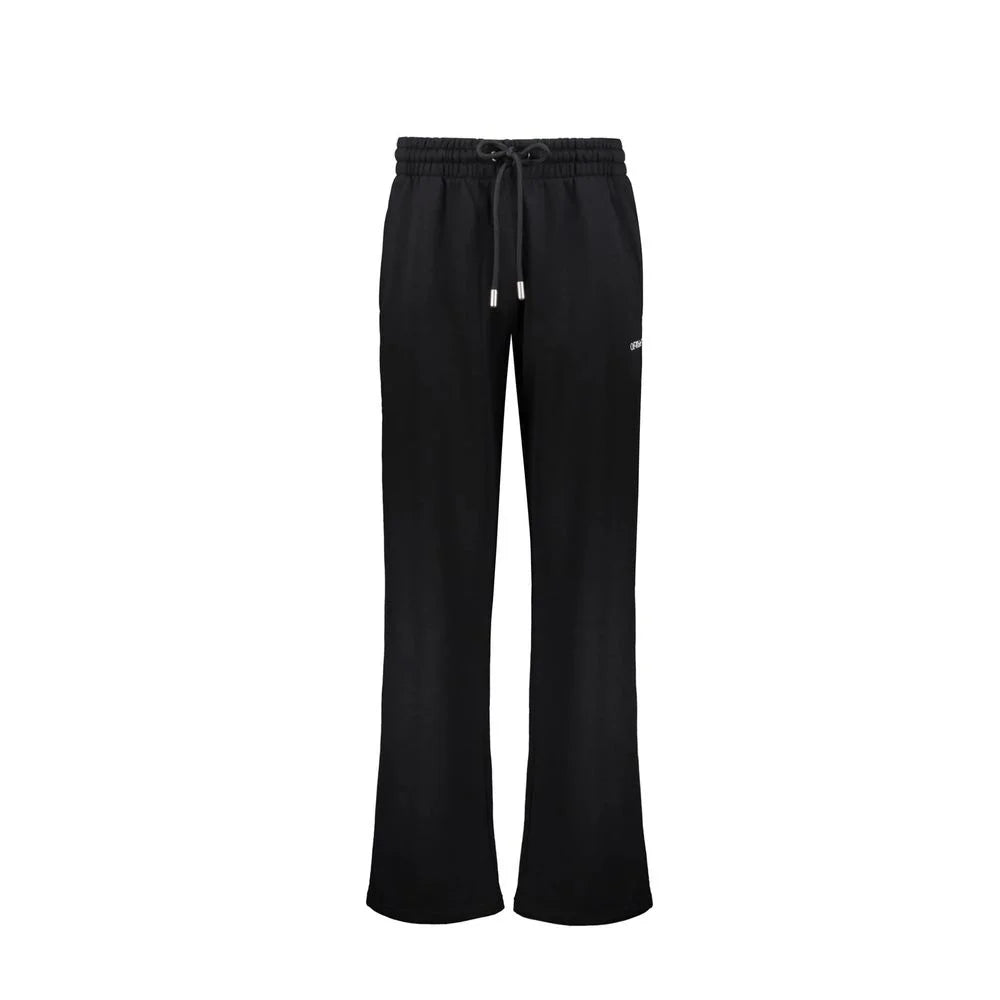 Off-White Black Cotton Athletic Pants