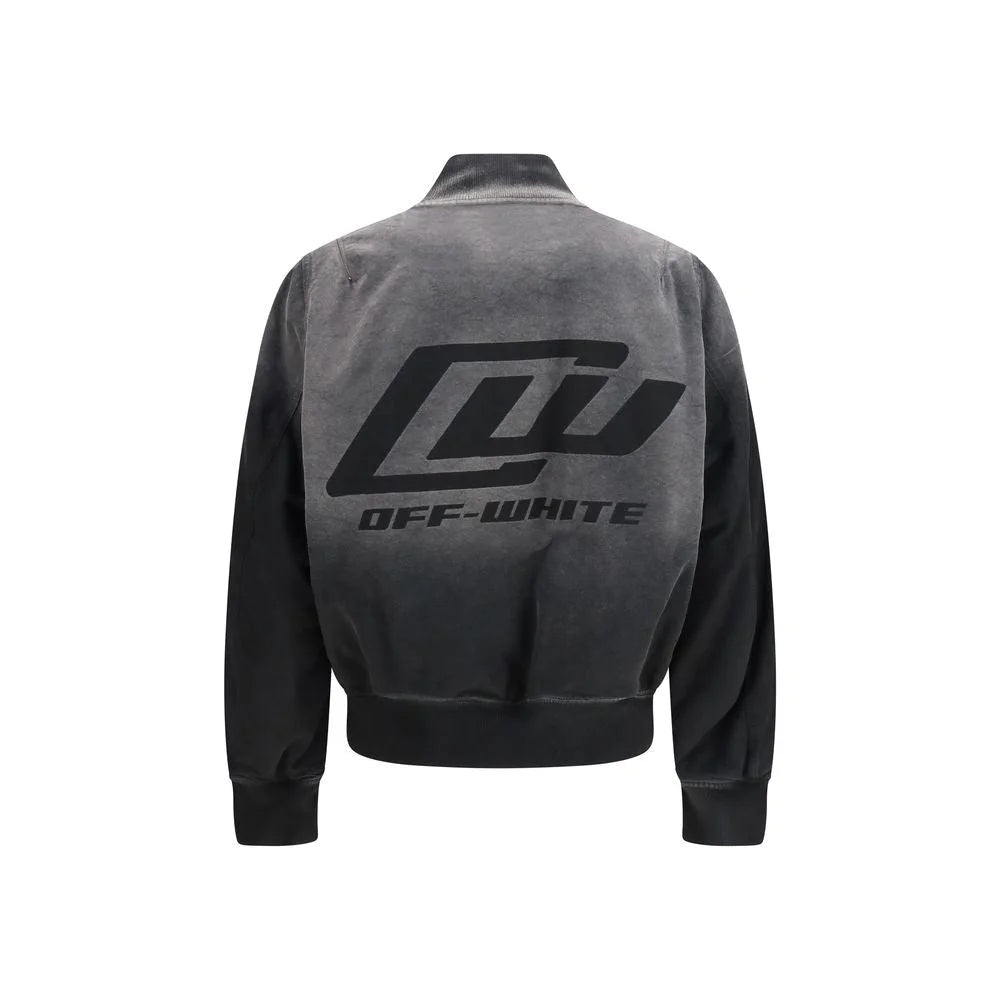 Off-White fekete pamacsos bomber