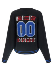 Off-White Black Cotton Cardigan