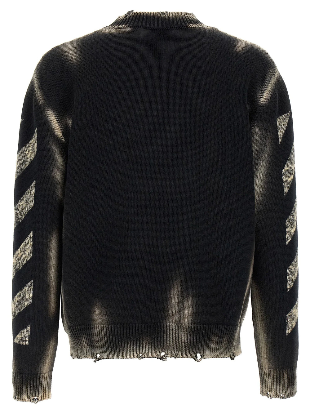 Off-White Black Cotton Cardigan - XL