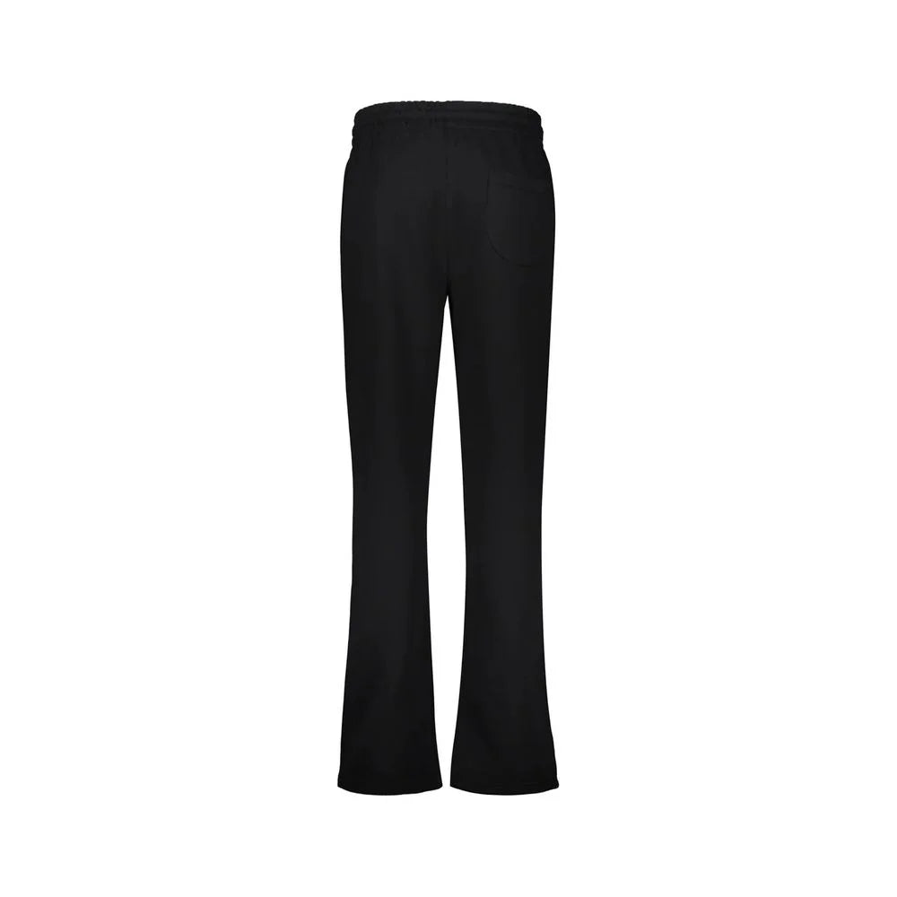 Off-White Black Cotton Casual Pants