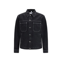 Off-White Black Cotton Denim Jacket - M