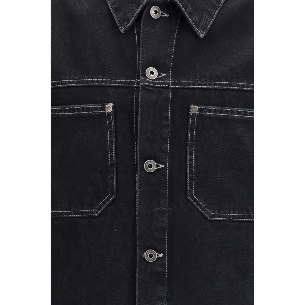 Off-White Black Cotton Denim Jacket - M