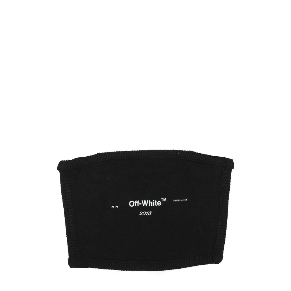 Off-White Black Cotton Facemasks - Fashion Face Masks
