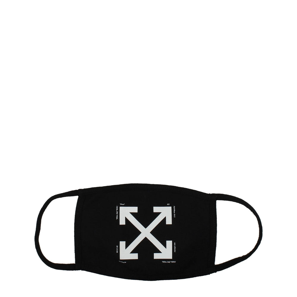 Off-White Black Cotton Facemasks - Fashion Face Masks