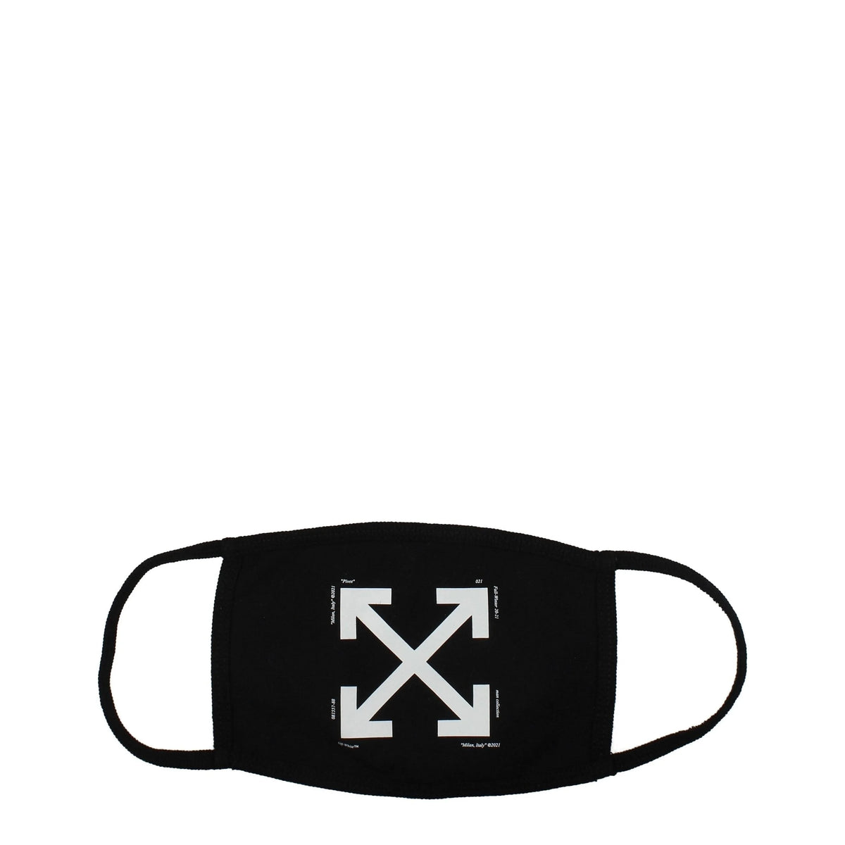 Off-White Black Cotton Facemasks - Fashion Face Masks