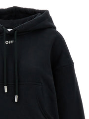 Off-White Black Cotton Hoodie