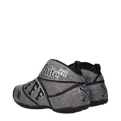 Off-White Black Cotton Sneakers