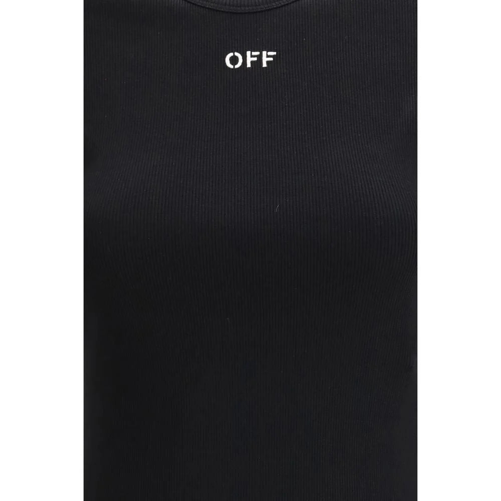 Off-White Black Cotton Sportswear