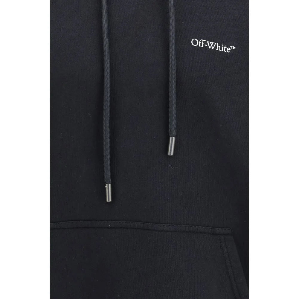 Off-White Black Cotton Sweatshirt