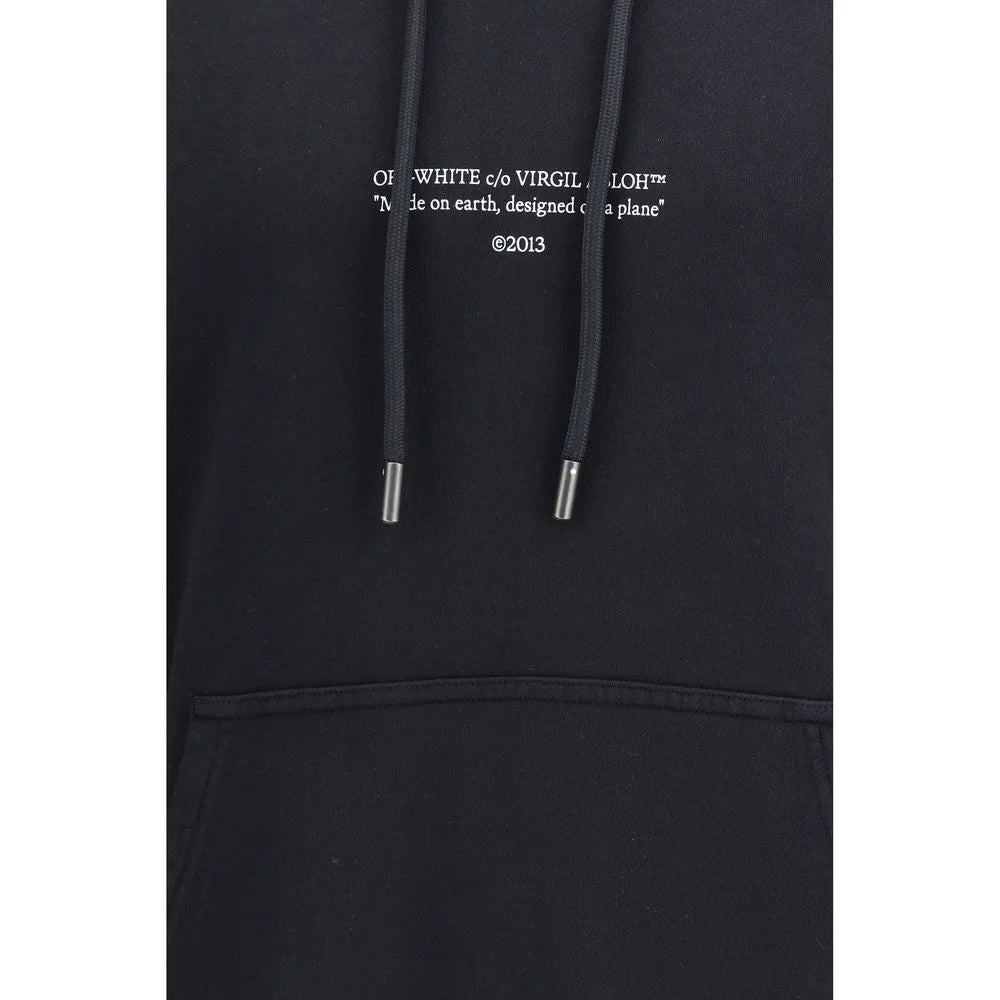 Off-White Black Cotton Sweatshirt