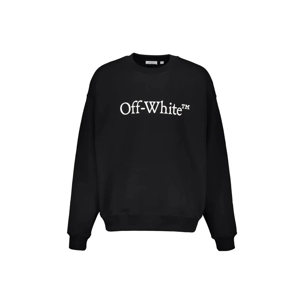Off-White Black Cotton Sweatshirt