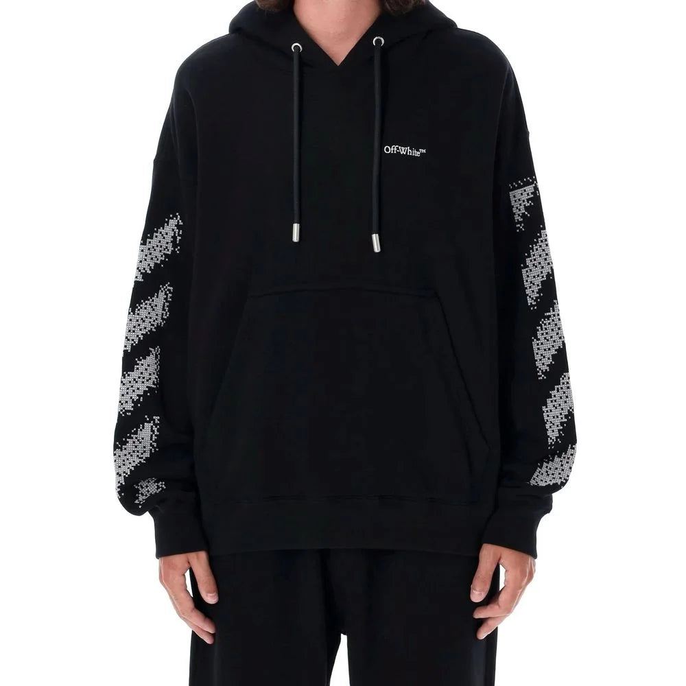 Off-White Black Cotton Sweatshirt