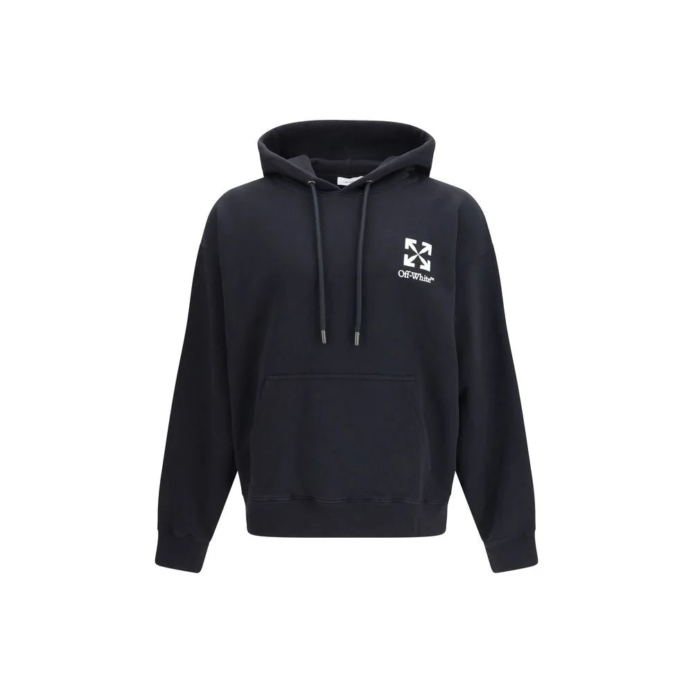 Off-White Black Cotton Sweatshirt