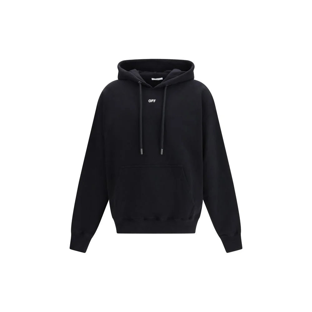 Off-White Black Cotton Sweatshirt