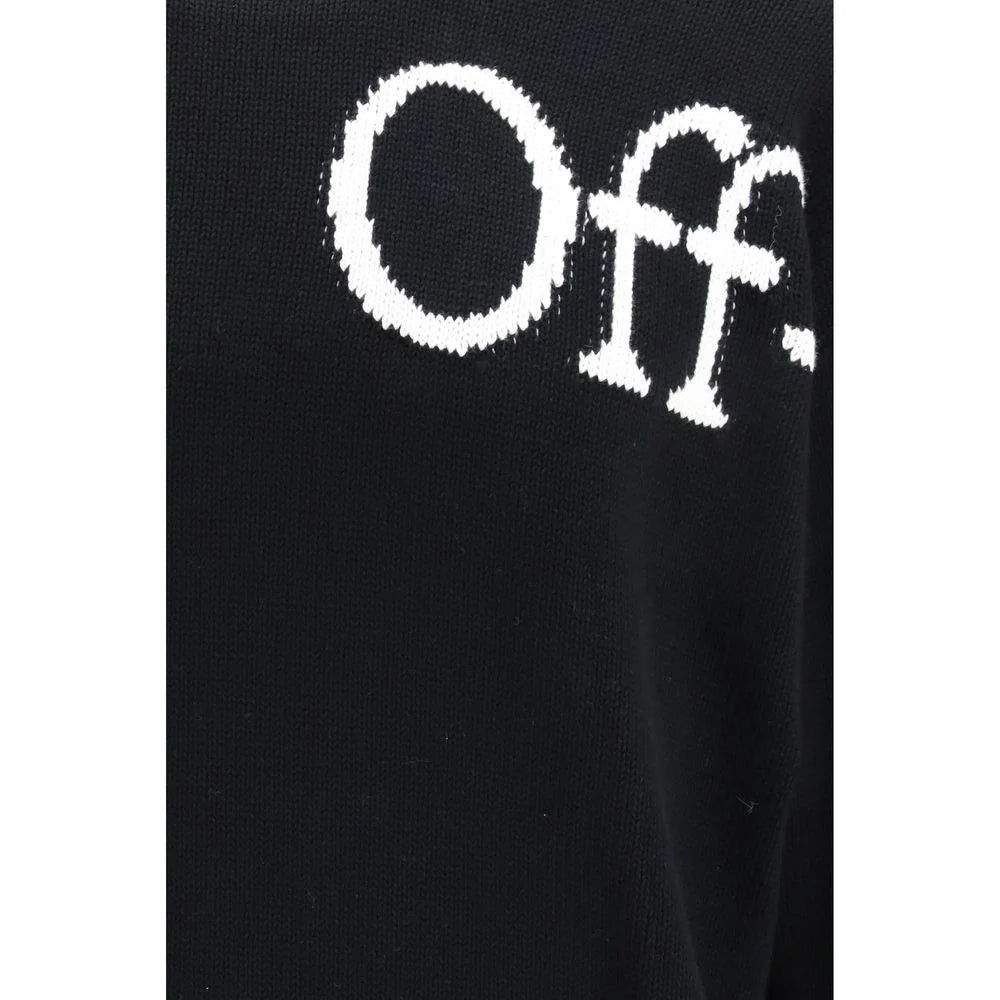 Off-White Black Cotton Sweatshirt