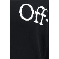 Off-White Black Cotton Sweatshirt