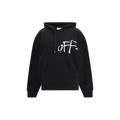Off-White Black Cotton Sweatshirt