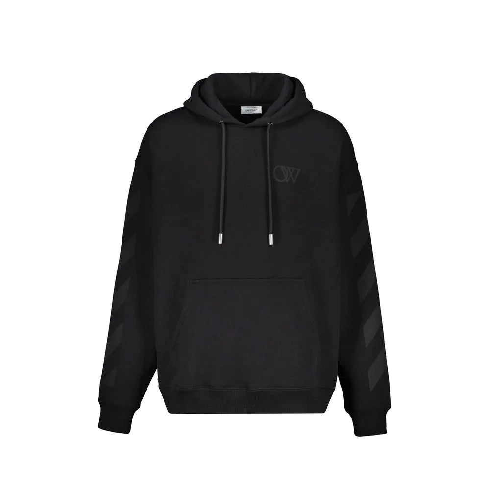 Off-White Black Cotton Sweatshirt