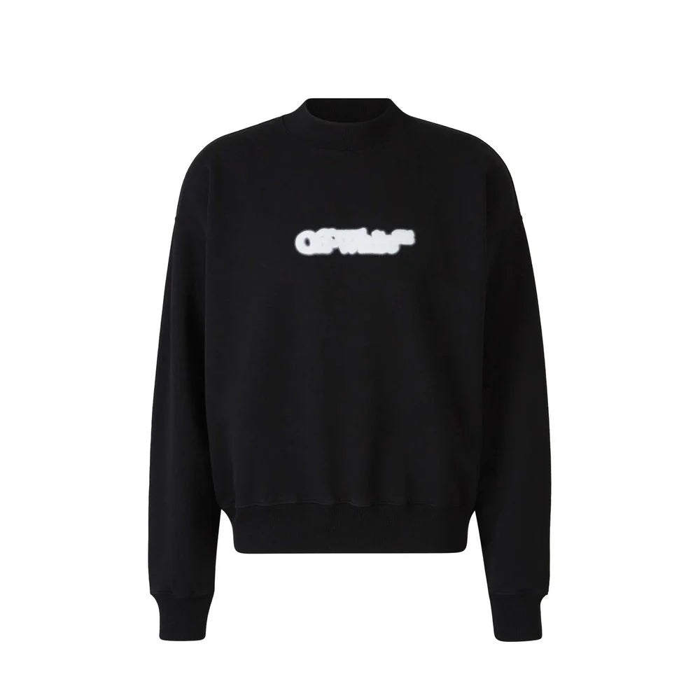 Off-White Black Cotton Sweatshirt