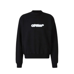 Off-White Black Cotton Sweatshirt