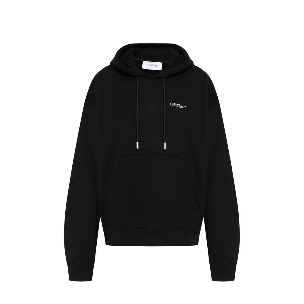 Off-White Black Cotton Sweatshirt