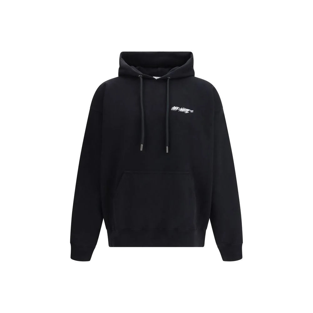 Off-White Black Cotton Sweatshirt