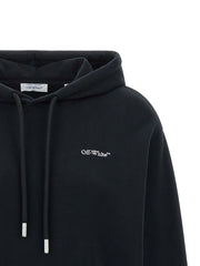 Off-White Black Cotton Sweatshirt - S