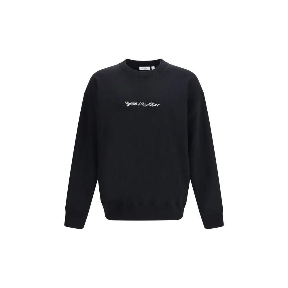 Off-White Svart Bomull Sweatshirt - Sweatshirts