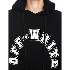 Off-White Black Cotton Sweatshirt - XL